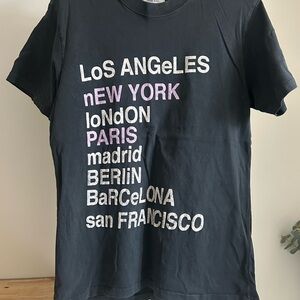 Anine Bing Black T-Shirt